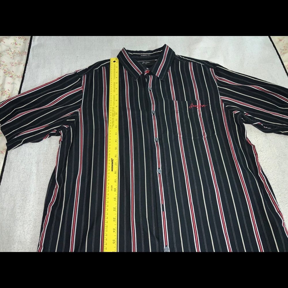 SEAN JOHN Short Sleeve Casual Dress Shirt Used Vin